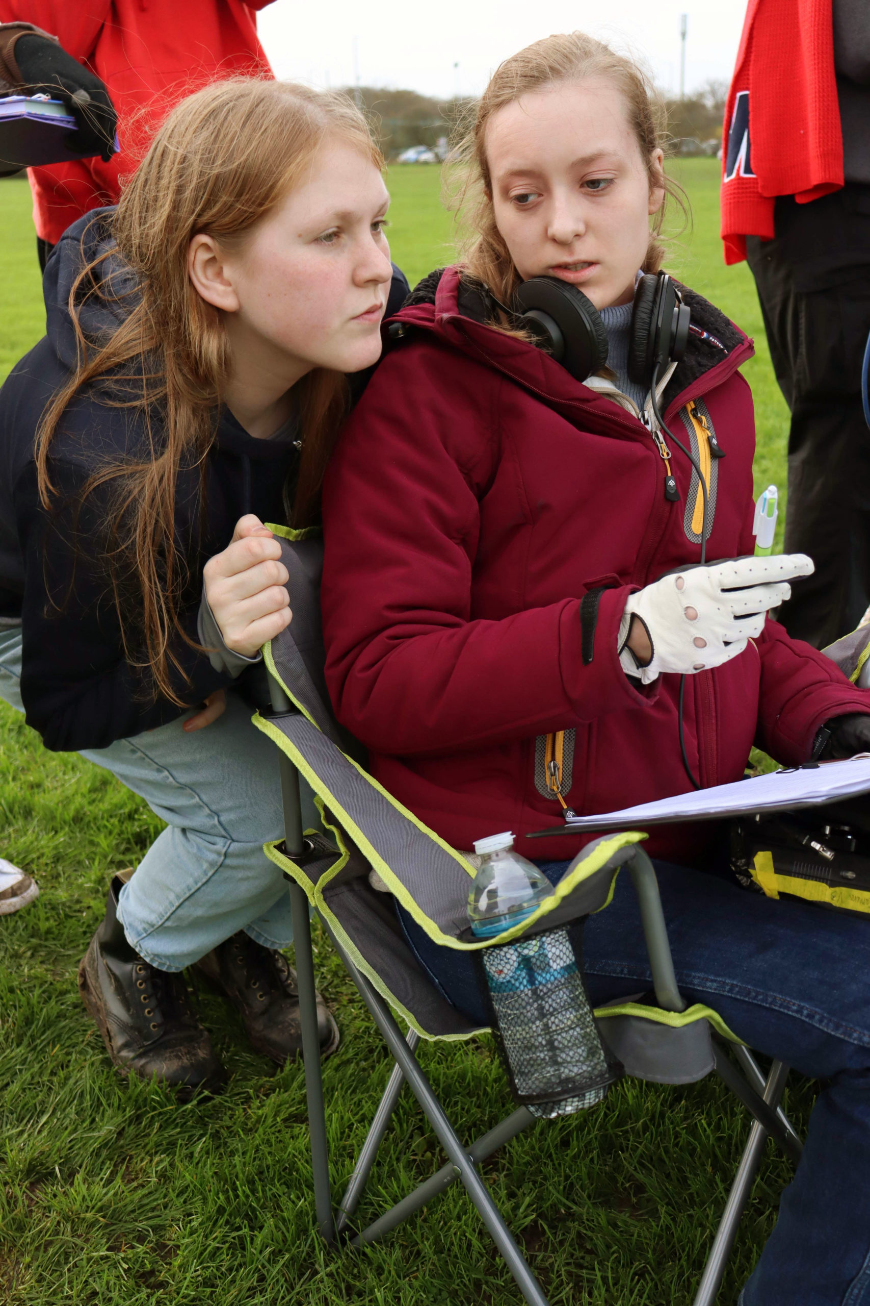 Hannah and Indira Talking